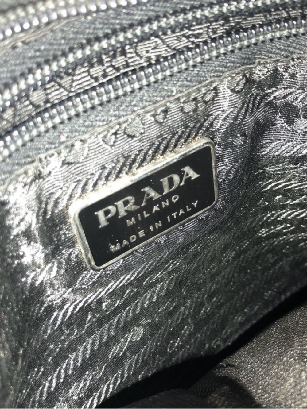 Prada Black and Dark Gray Chest Bag - Picture 3 of 4